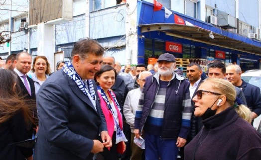 Helil Kınay, Cemil Tugay'la birlikte İzmirspor'u ziyaret etti