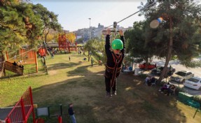 Macera Parkı 3 ayda 5 bin kişiyi konuk etti