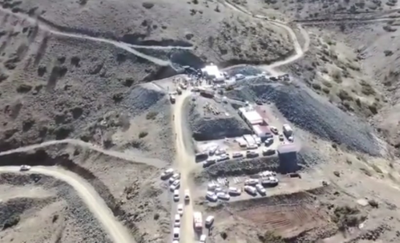 Maden ocağındaki göçükte 2 işçi yaralandı