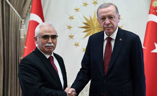 AYM Başkanı Kadir Özkaya, Erdoğan ile görüştü