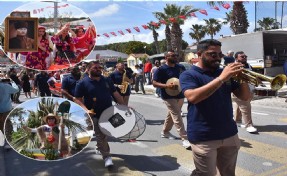 Alaçatı Ot Festivali'nde renkli kortej