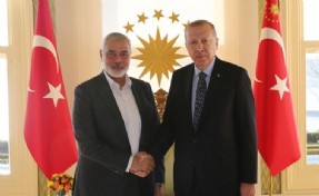 Erdoğan'dan Hamas lideri Haniyye ile görüşme