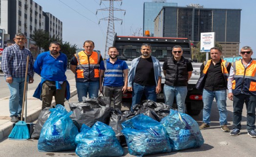 İzmir'de her gün 850 işçi 2 bin kilometrelik güzergahı temizliyor