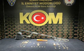 İzmir'de tarihi eser kaçakçılığı operasyonu; 1 gözaltı
