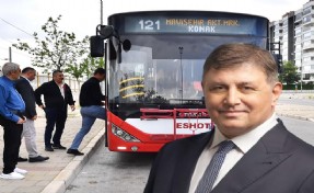 Karşıyakalı yurttaşlardan Başkan Tugay’a 'otobüs hattı' teşekkürü