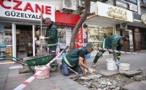 Konak’ta kaldırımlar mercek altında