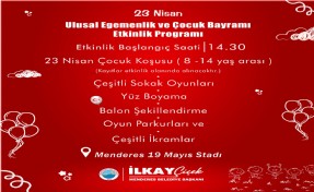 Menderes 23 Nisan coşkusuna hazır