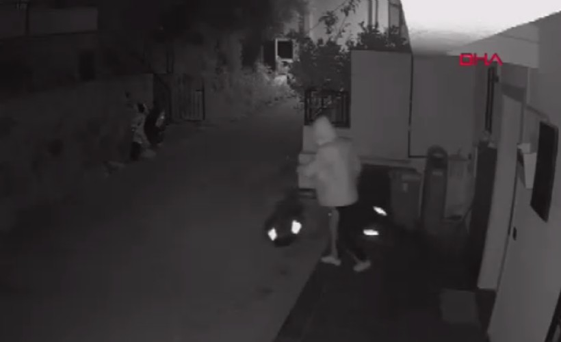 Muğla Bodrum'da elektrikli bisiklet hırsızlığı kamerada