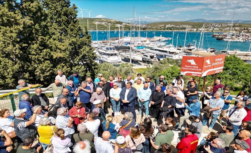 Sığacık’ta yat limanı protestosu