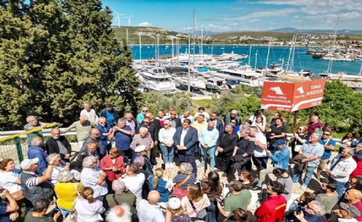 Sığacık’ta yat limanı protestosu