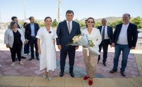 Başkan Cemil Tugay’ın gündeminde Selçuk'un projeleri var