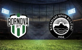 Bornova 1877 ile Kuşadasıspor tamam devam sınavında