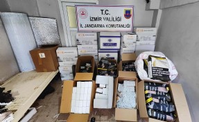 İzmir'de kaçak sigara operasyonu: 5 gözaltı