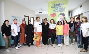 Konaklı kadınlara önce eğitim sonra kanser taraması