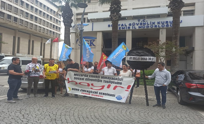 SGK'ya siyah çelenk: BES'ten ortak mücadele çağrısı