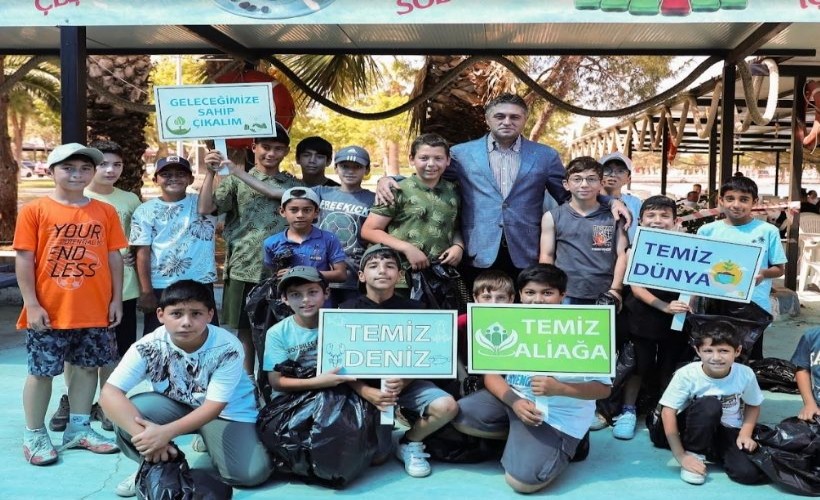 Aliağa'da ‘Çevre Haftası’ deniz ve çevre temizliği ile kutlandı
