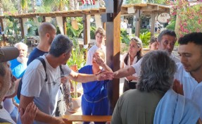 Bodrum'da 'kıyı' eylemi; arbede çıktı