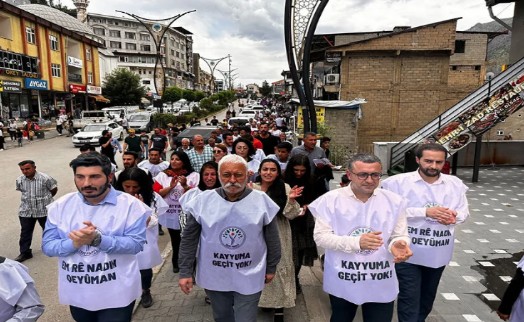 Hakkari'de 3 günlük yürüyüş başladı