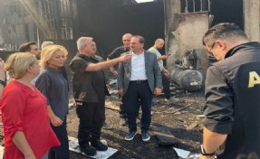 AK Partili Kırkpınar yangın bölgesinde: Devletimiz tüm kurumlarıyla teyakkuz halinde