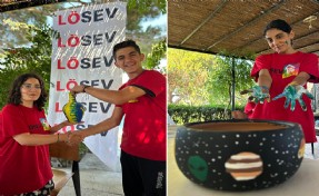 İki kez lösemiyi yendi, LÖSEV'in kampında moral buldu