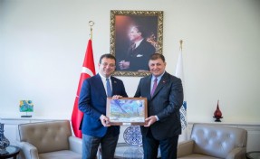 Tugay, İmamoğlu’nu makamında ağırladı