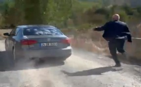 CHP milletvekilinin üzerine emniyet aracı sürüldü