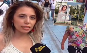 İzmir’de bir vatandaş Dilruba’yı hedef alarak hakaret içeren pankart astı