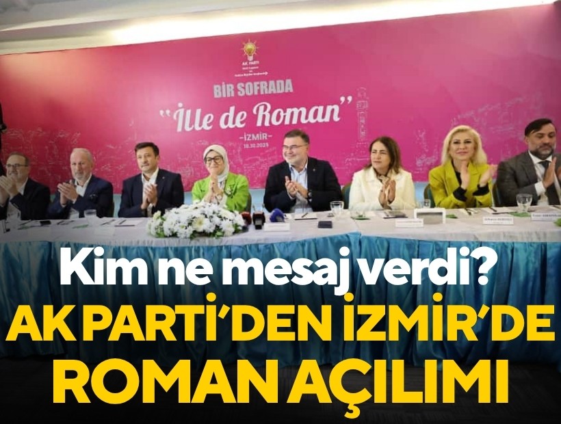 AK Parti’den İzmir’de, 'Bir Sofra'da İlle de Roman' buluşması!