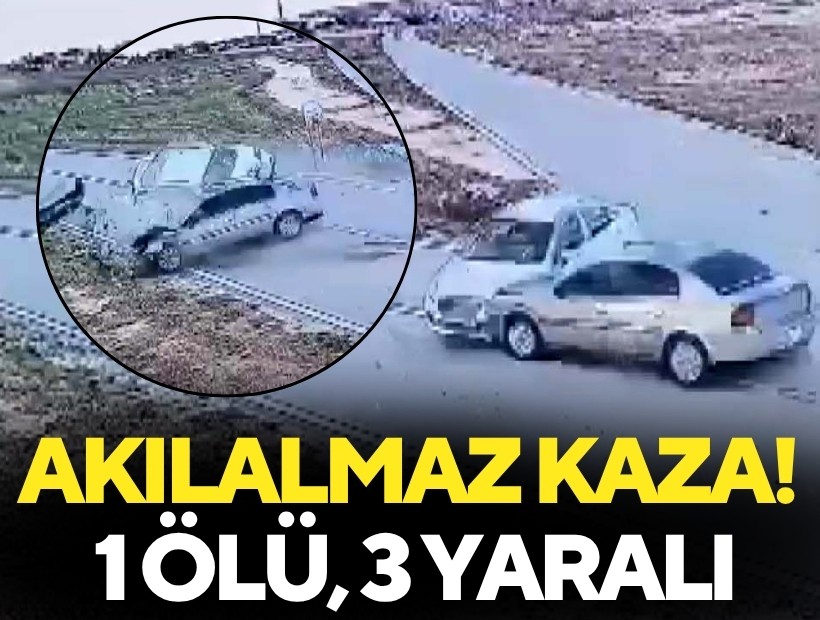 Akılalmaz kaza! İki araç kafa kafaya çarpıştı: 1 ölü, 3 yaralı