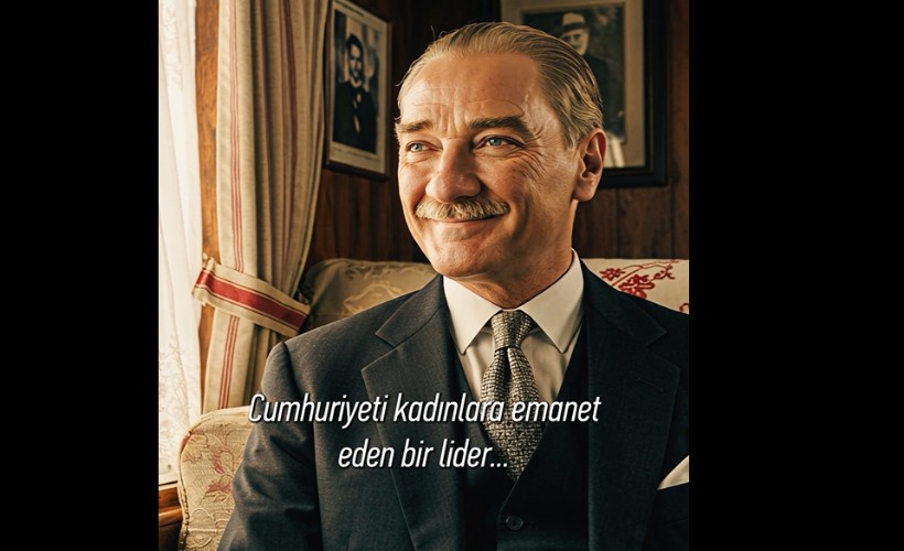 Atatürk'ün Efes Selçuk'a gelişi yapay zeka ile canlandırıldı