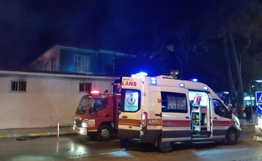 Aydın’da okul kantininde çıkan yangın büyümeden söndürüldü