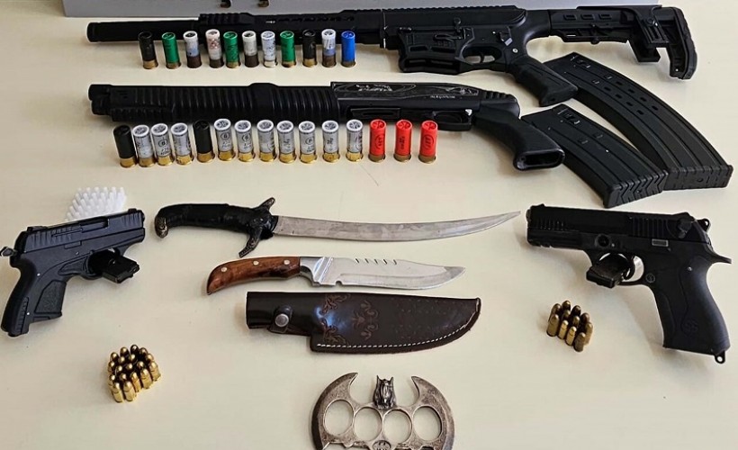 Aydın’da sosyal medyada silah paylaşan 6 şüpheliye gözaltı
