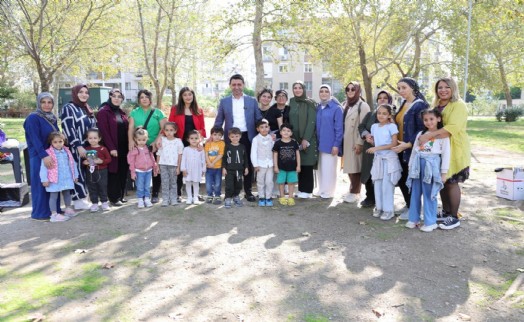 Başkan Önal, çocuklar ve annelerle doğa için buluştu