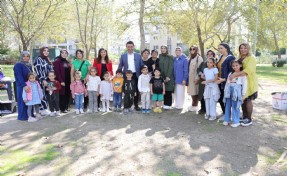 Başkan Önal, çocuklar ve annelerle doğa için buluştu