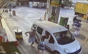 Benzinlikte kadına şiddet davasında sanıklara hapis cezası