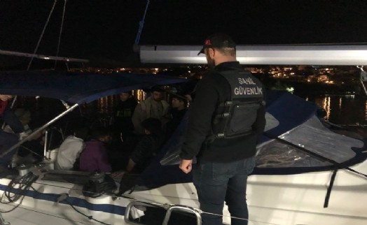 Bodrum'da 106 kaçak göçmen ile 1 kaçakçı yakalandı