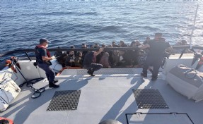 Bodrum'da 35 kaçak göçmen yakalandı