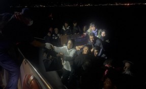 Bodrum'da 43 kaçak göçmen ile 1 organizatör yakalandı