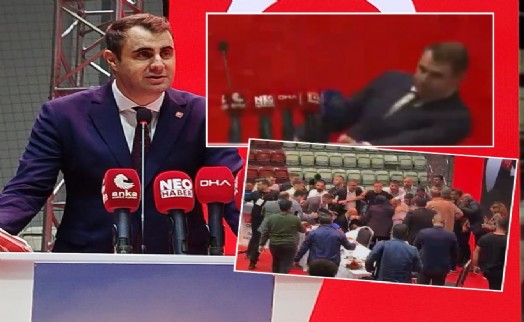 Çağatay Güç kürsüde konuşma yaparken yere yığıldı!