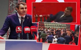 Çağatay Güç kürsüde konuşma yaparken yere yığıldı!