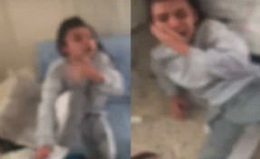Kız kardeşinin üzerine kaynar su döküp internette paylaşmıştı... Baba-oğul tutuklandı!