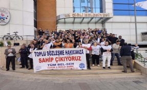 Çiğli Belediyesi'nde memur eylemi devam ediyor