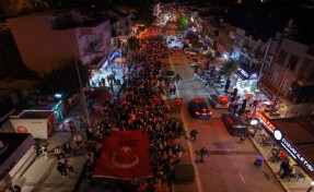 Cumhuriyetin 102. yılı Urla'da coşkuyla kutlandı