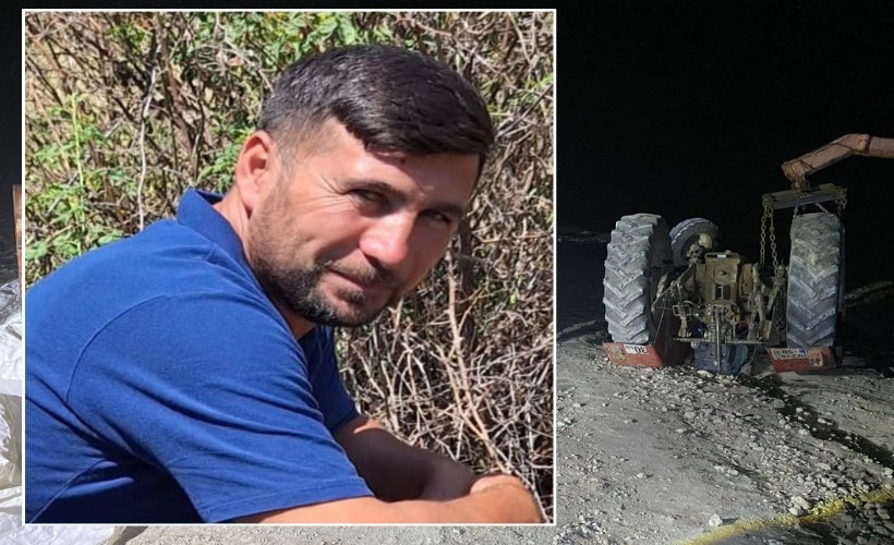 Devrilen traktörün altında kalan sürücü hayatını kaybetti