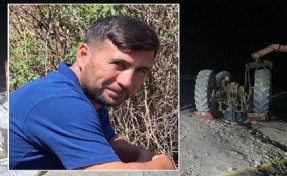 Devrilen traktörün altında kalan sürücü hayatını kaybetti