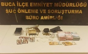 Ekiplerden ruhsatsız silah ve uyuşturucu baskını: 6 şüpheli gözaltında