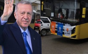 Erdoğan'ın programı için AK Parti bayrağı asılmasına AK Partili belediyeden soruşturma