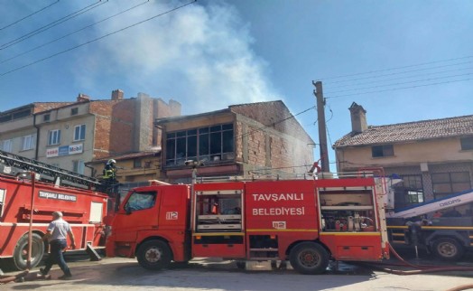 İş yerinde korkutan yangın