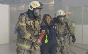 İzmir'de deprem ve yangın tatbikatı!