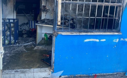 İzmirspor'un tesislerinde yangın çıktı